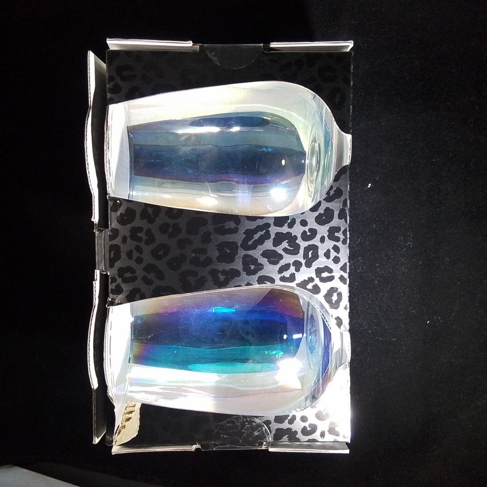 Set of Two Stemless Wine Glasses